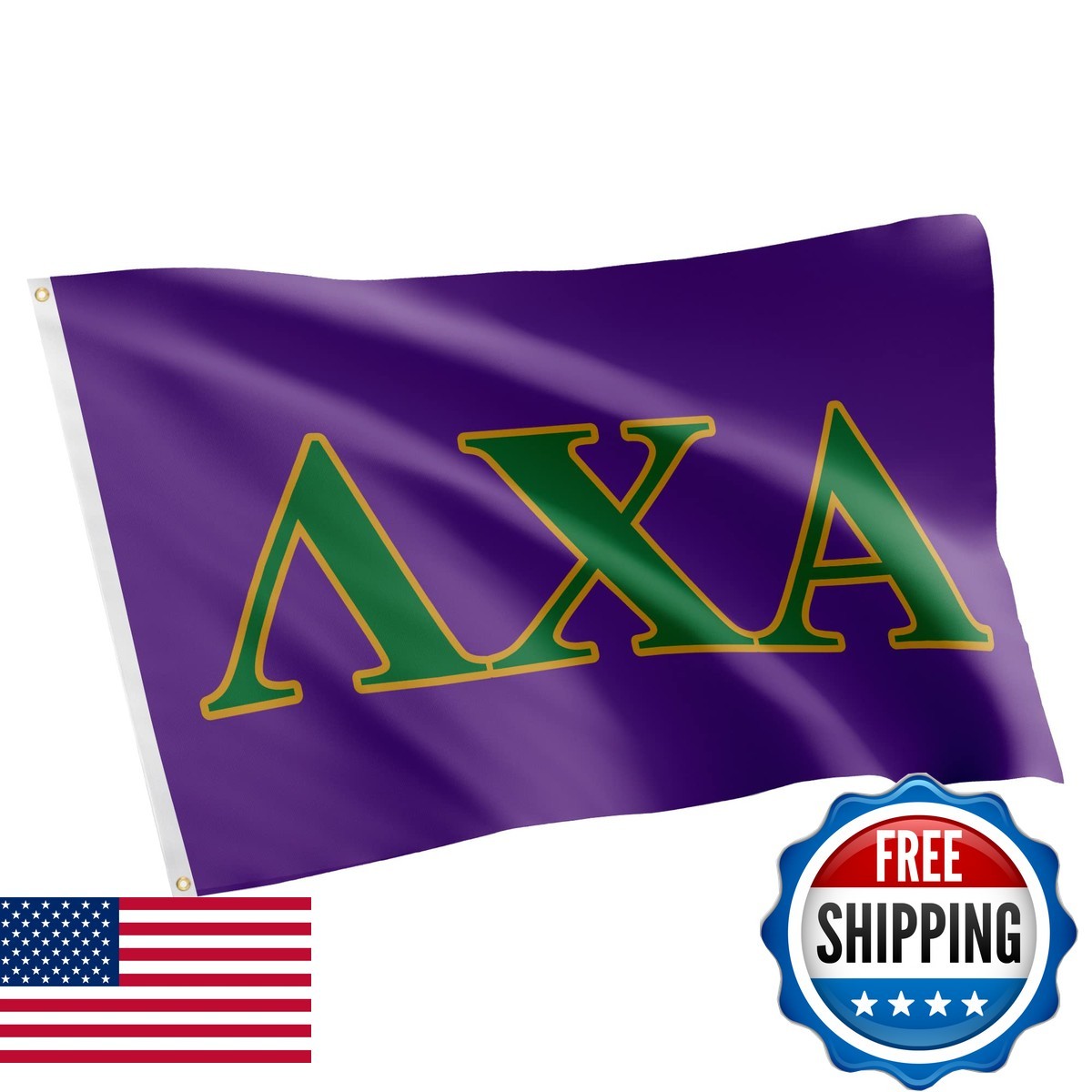 Desert Cactus Lambda Chi Alpha Fraternity Flag Banner 3×5 feet