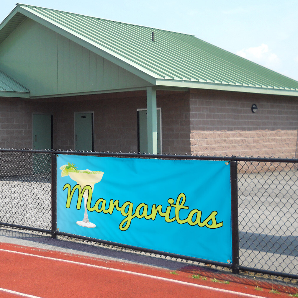 Vinyl Banner Multiple Sizes Margaritas Outdoor Advertising Printing Outdoor