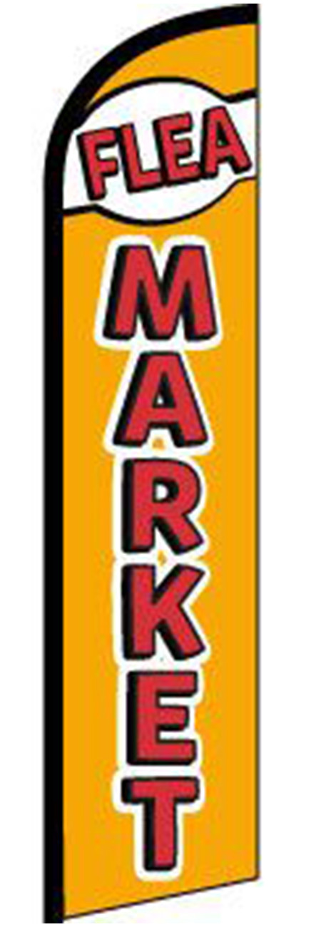 Flea Market Flag Flutter Feather Banner Swooper Windless
