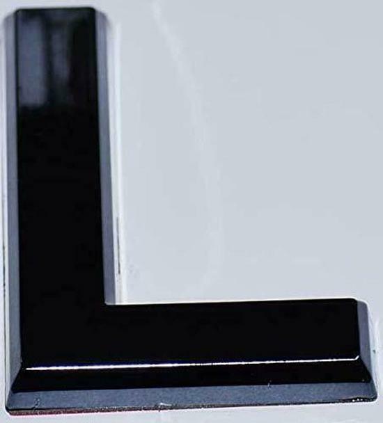1 PCS – Apartment Number Sign/Mailbox Number Sign,Letter L (Black,3D…ref0420