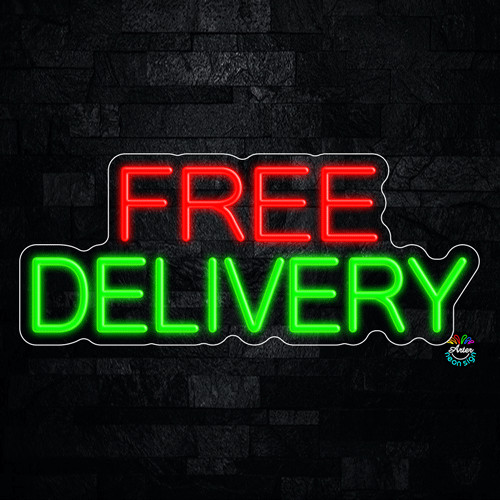 Free Delivery LED Neon Sign 24″L x 10″H #32293