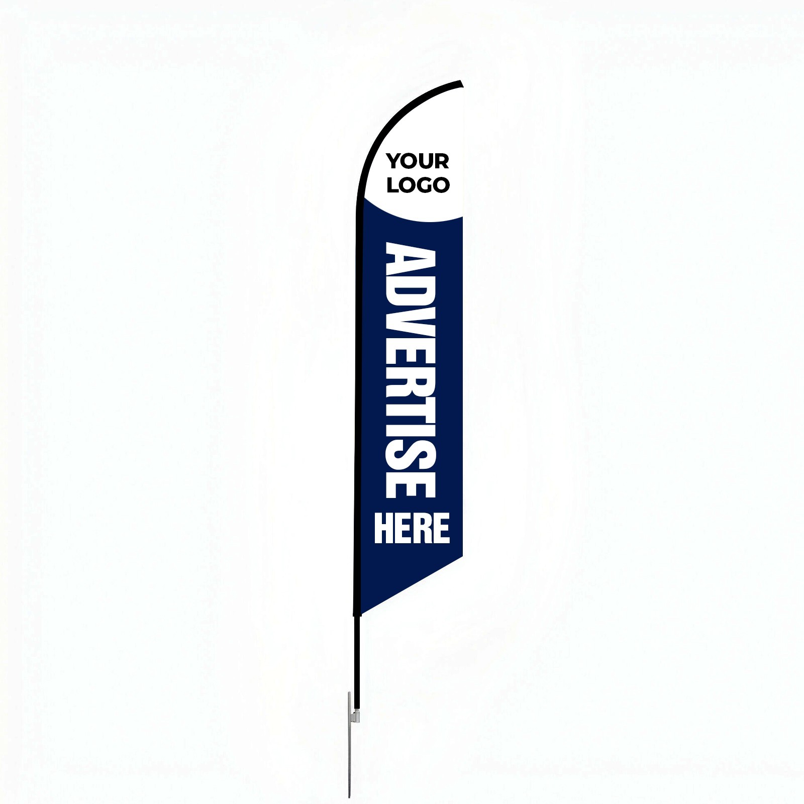Custom Feather Flag With Ground Stake – Print your Design on Flag