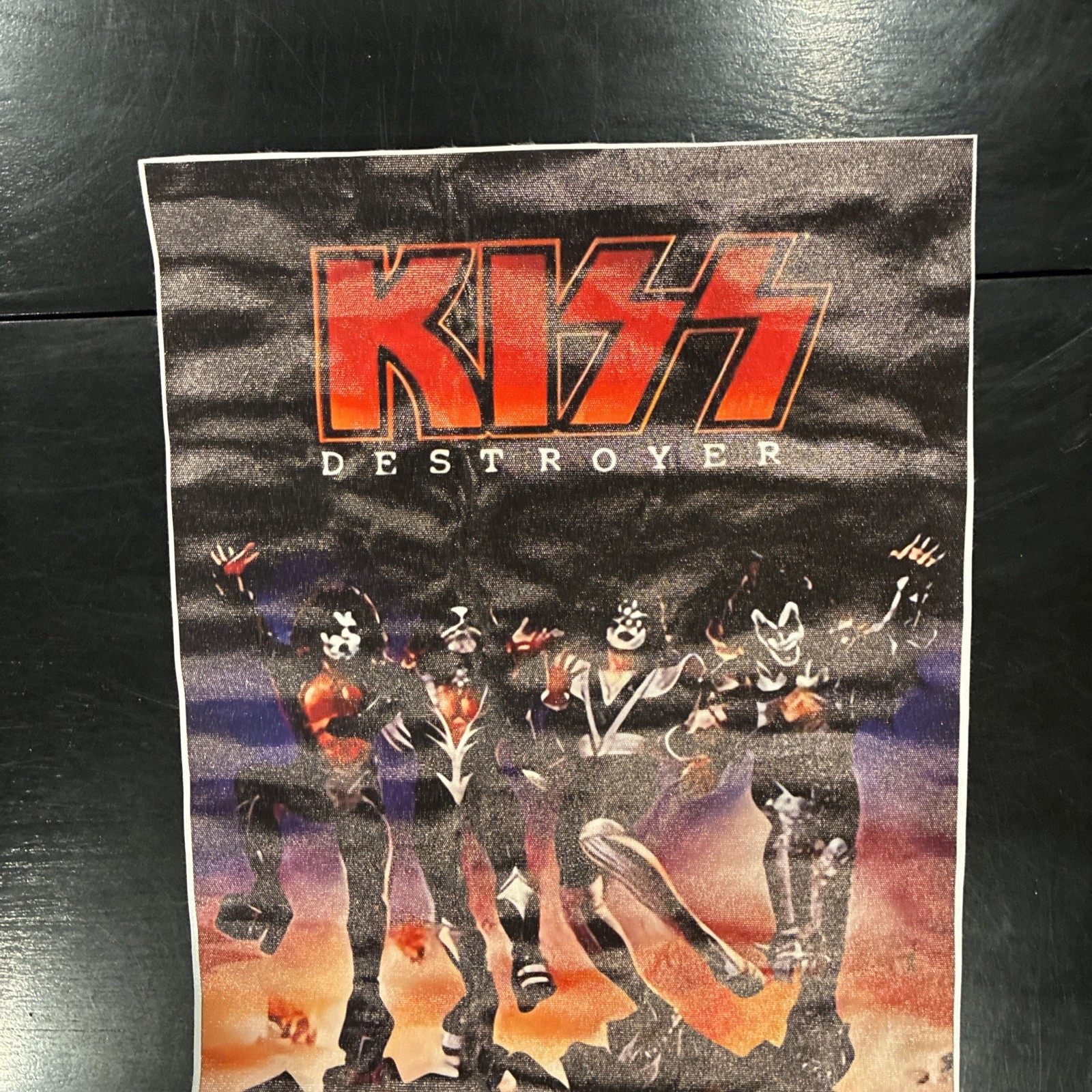 KISS Destroyer 12” X 15.5” Vinyl Banner Sign & A Sticker (You Drive Us wild…)