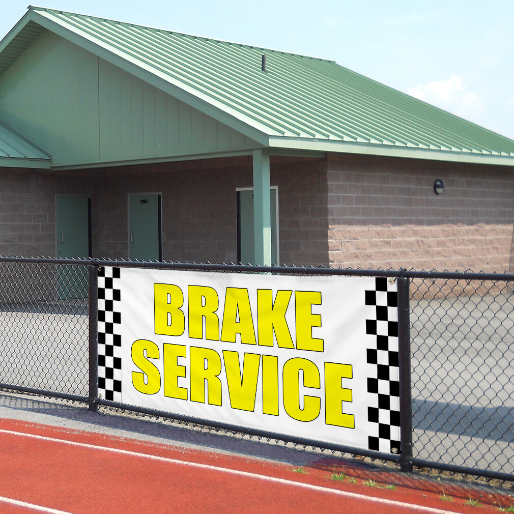 Vinyl Banner Multiple Sizes Brake Service Car Body Shop Repair Business Outdoor