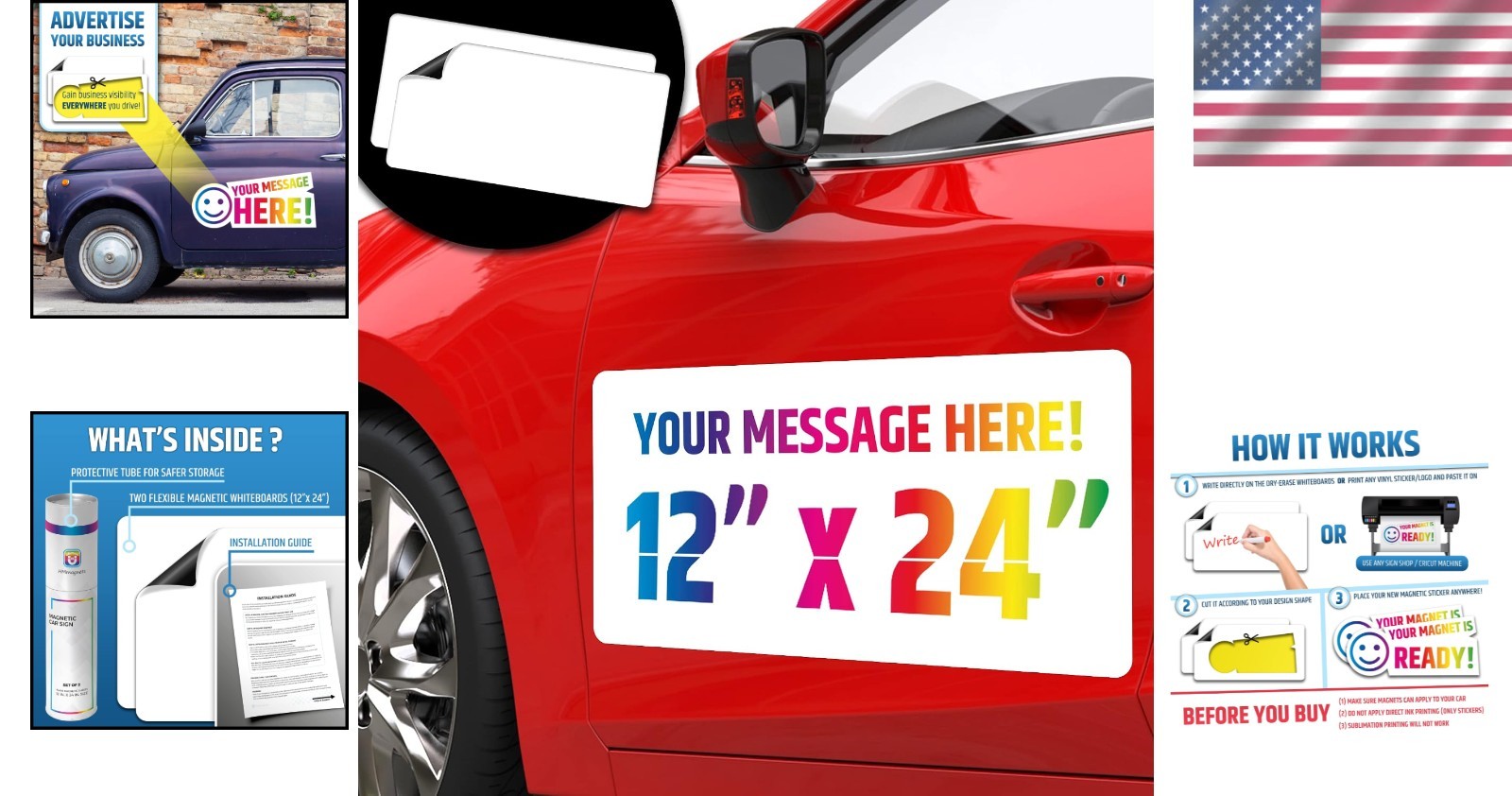 Blank Magnetic Car Boards – Customize Your Business
