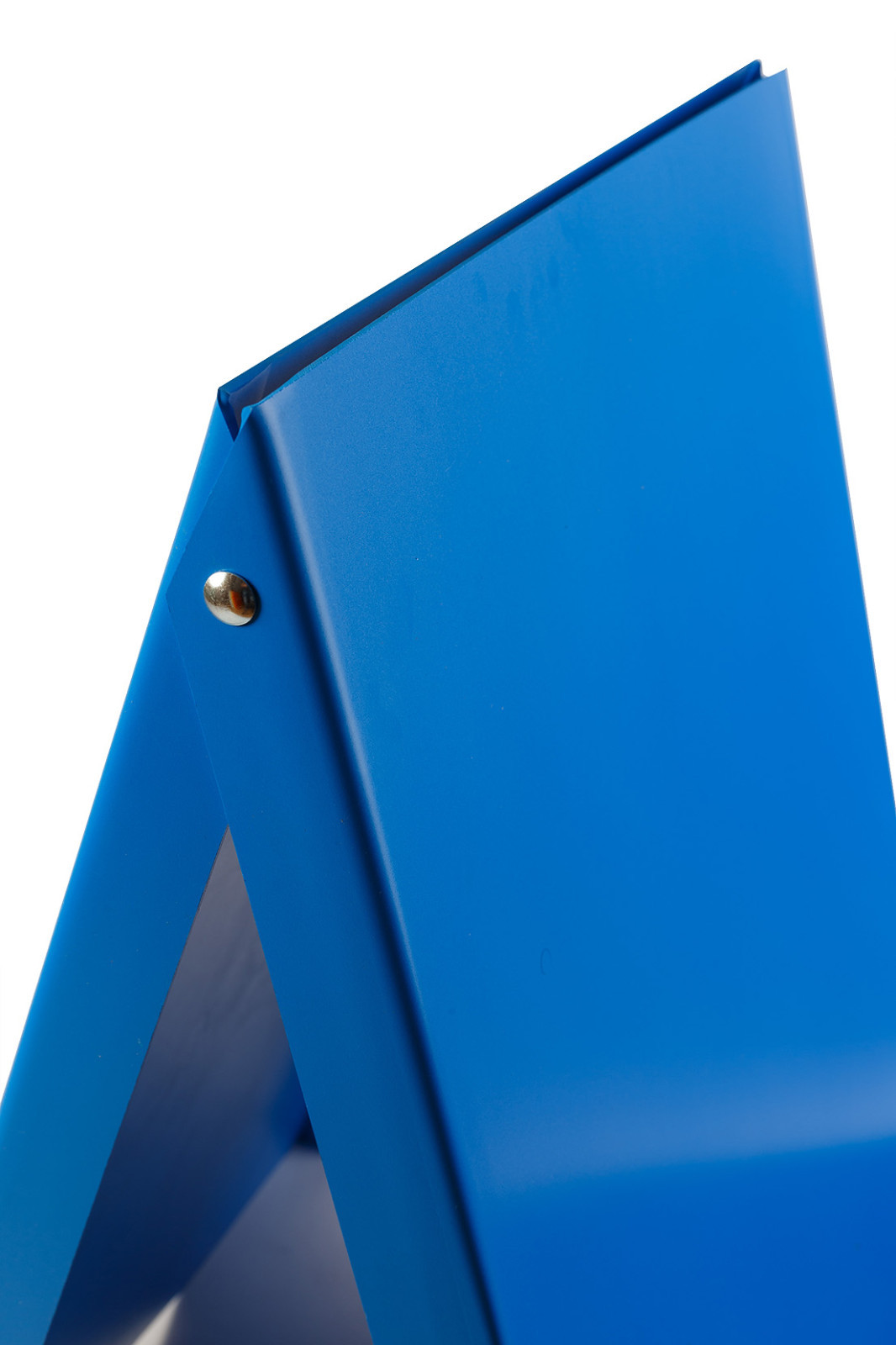 A-BOARD PAVEMENT SIGN MENU SANDWICH BOARD SHOP Advertising Double sided PVC BLUE