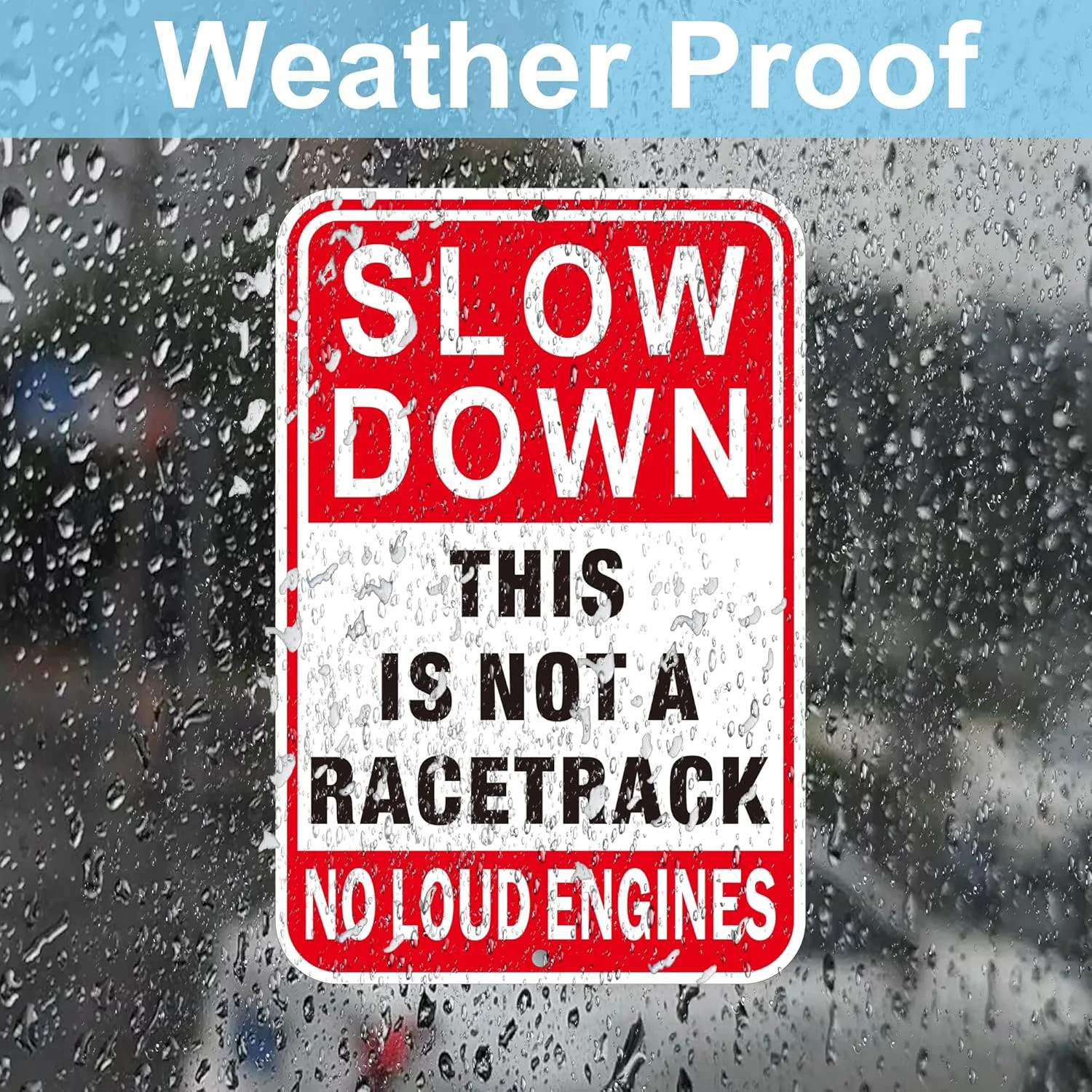 2Pack Slow Down Sign, 18″x12″ Speed Bumps Ahead safety Signs, Rust Free Reflecti
