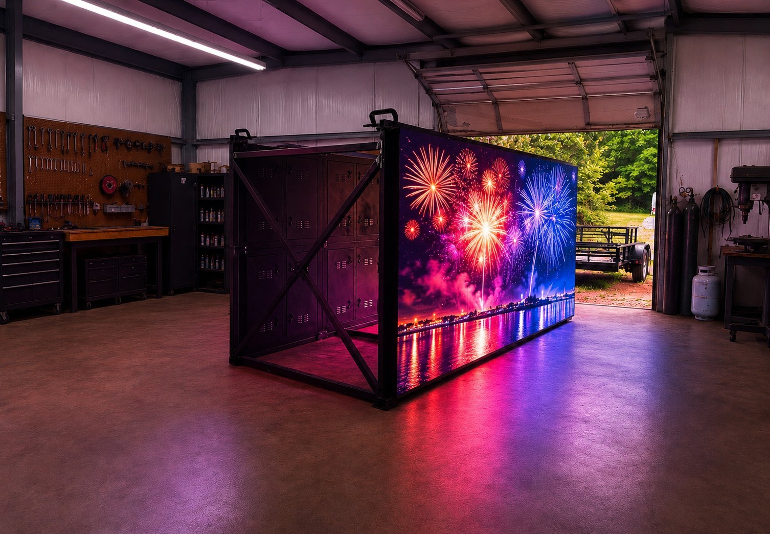 Custom Portable Double-Sided LED Video Trailer – 12’6″ x 6’3″