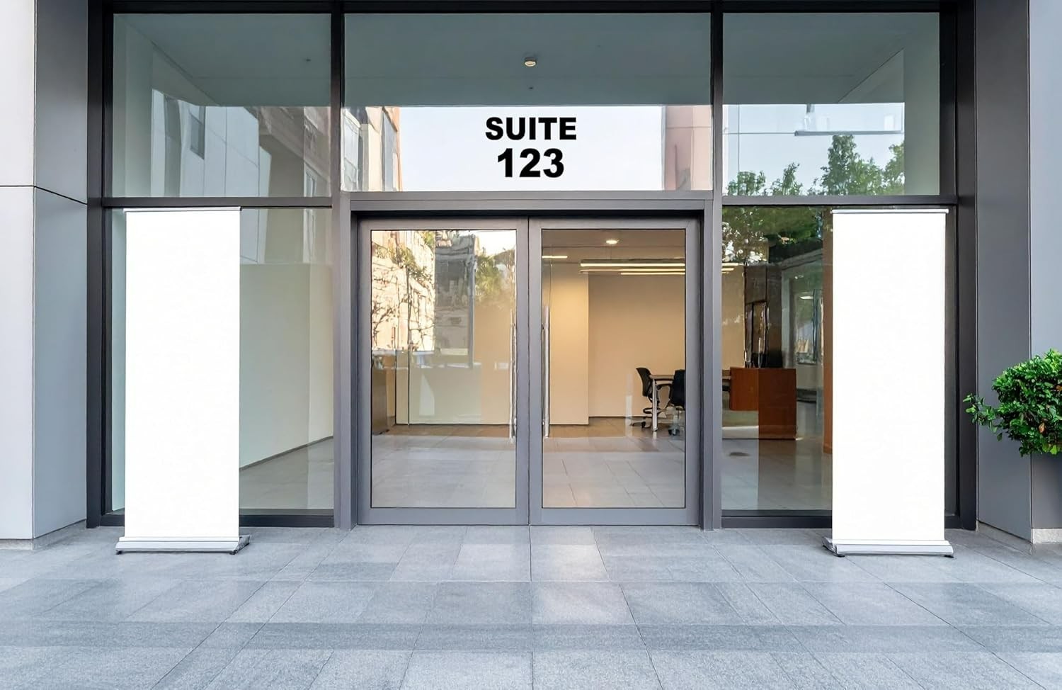 Custom Suite Number Window Decal Office Door Vinyl Sticker Business Storefront