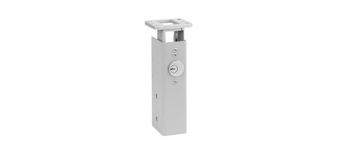 Von Duprin Keyed Removable Mullion Kit for 9954 Series Doors, Aluminum Finish