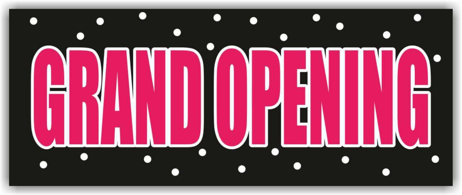 GRAND OPENING Advertising Banner Vinyl Mesh Sign welcome now open open 24 hours