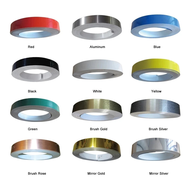 330ft 4cm-8cm Flat Trim Trimcap Strips Channel 3D Letter Bending Aluminum Coil