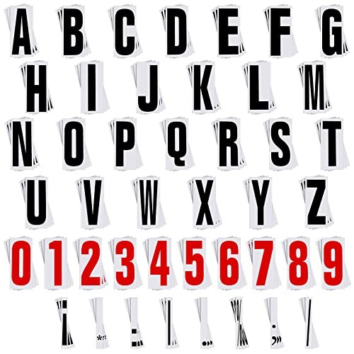 400 Pcs Marquee Sign Letters 8 7/8 Inch Flexible Plastic