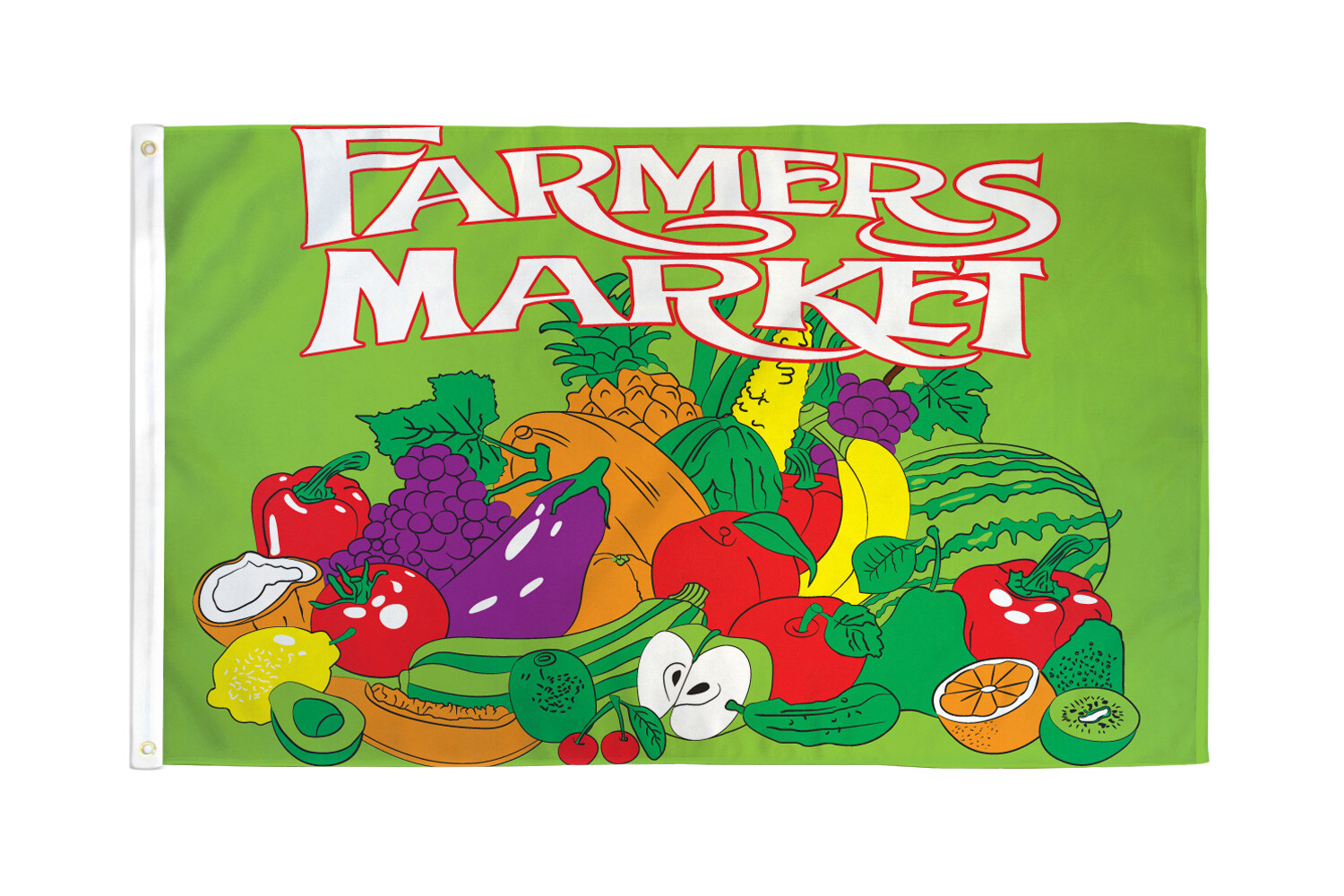 Farmer’s Market Flag 3×5 Farmer’s Market Banner Sign Fresh Produce Here