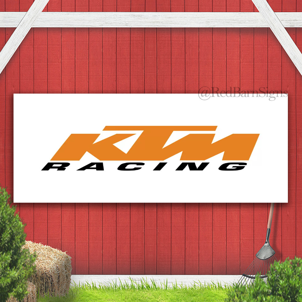 KTM RACING Banner Banner Sign with grommets