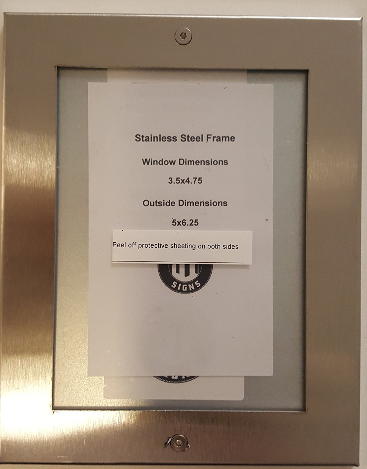 Elevator Inspection Frame 3.5×4.75 stainless Steel-REF24-1027
