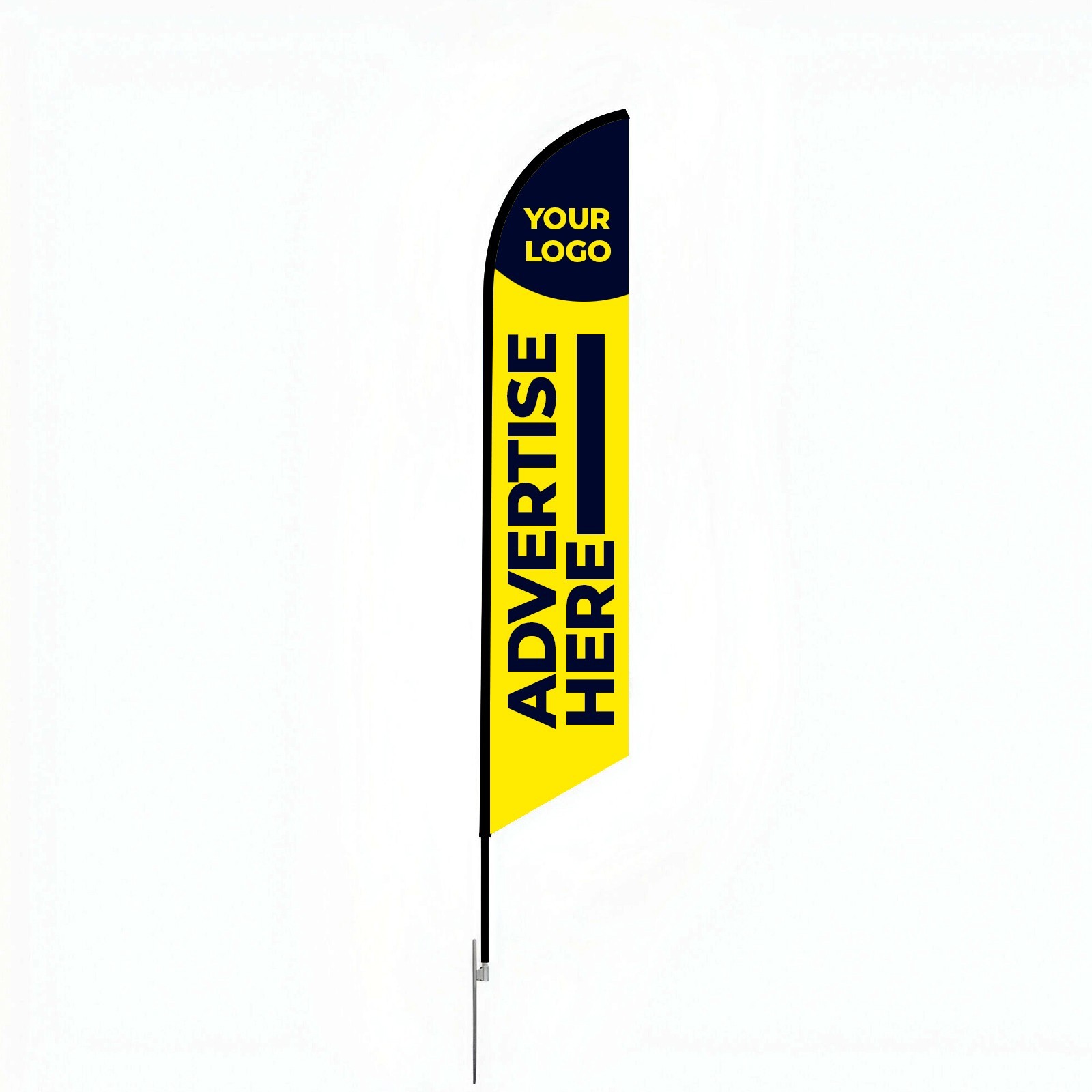 Custom Feather Flag With Ground Stake – Print your Design on Flag
