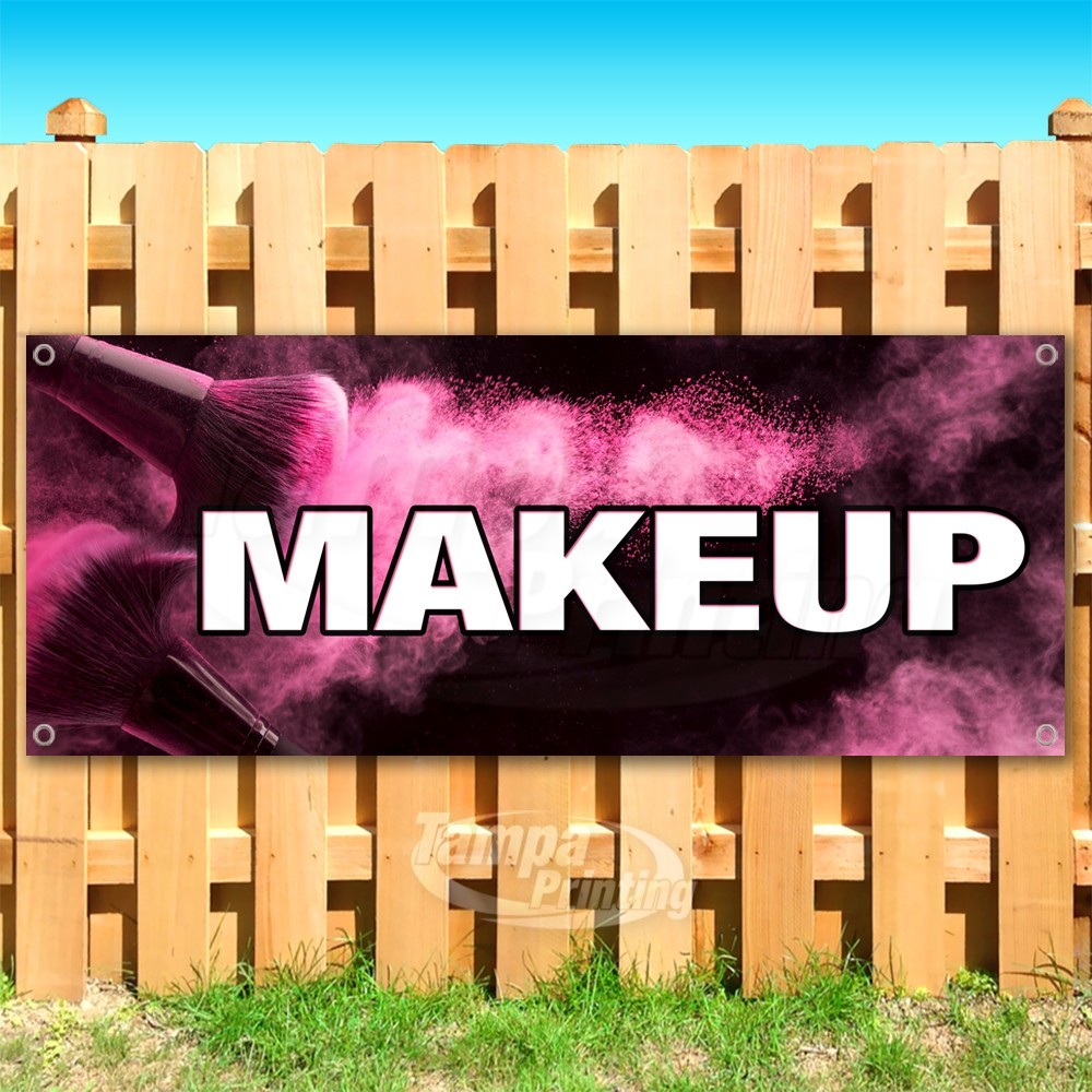 MAKEUP Advertising Beauty Salon Fashion Vinyl Banner Flag Sign USA SB11143