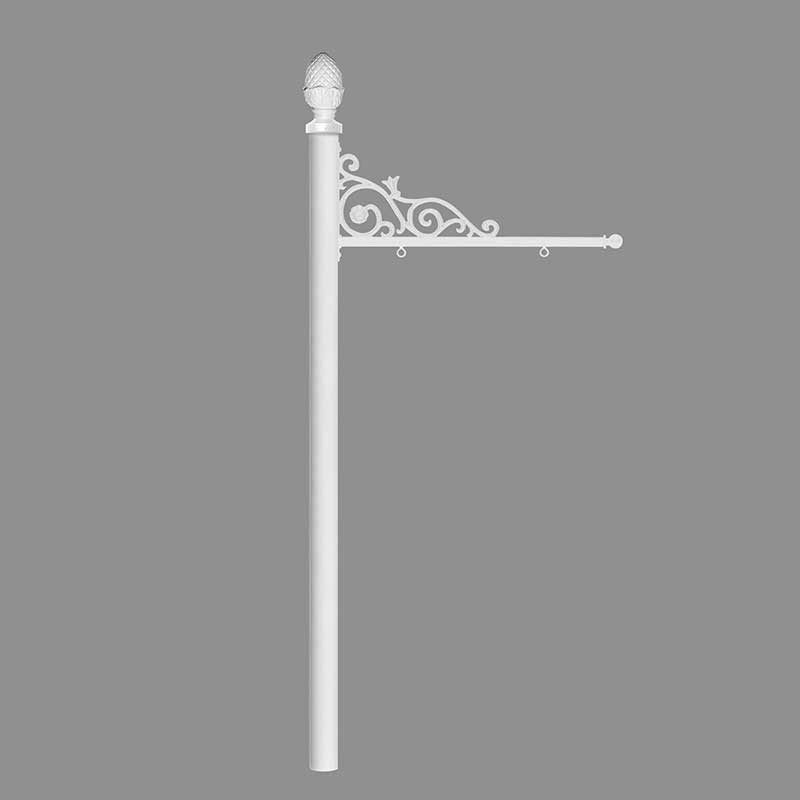 Real Estate Sign Post, REPST-003-WHT, Qualarc, Prestige Real Estate Sign Post