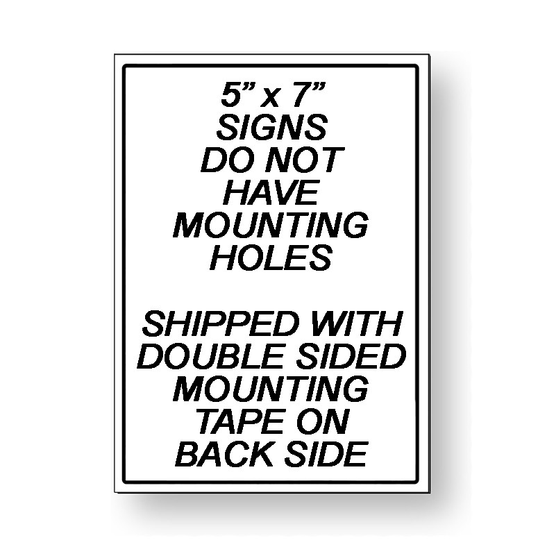 Please Do Not Block Driveway Thank You Metal Sign no parking warning SDNB010