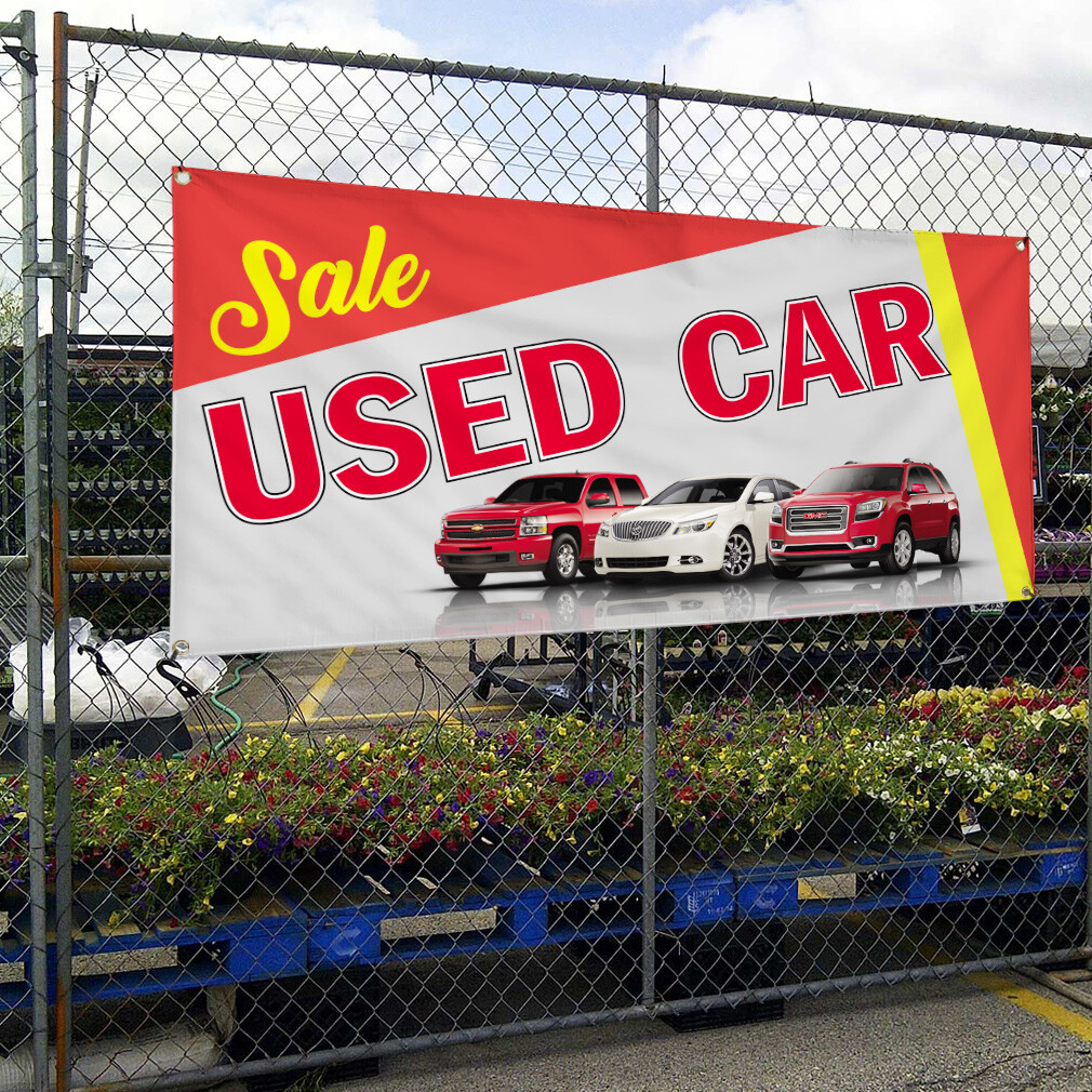 Vinyl Banner Multiple Sizes Sale Used Car Outdoor Advertising Printing Outdoor