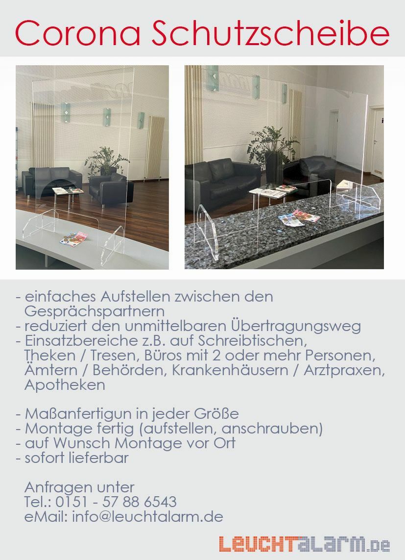 Spuckschutzwand Classic – Stellschutz Divider -spuck-schutz Plexi Clear 500×700
