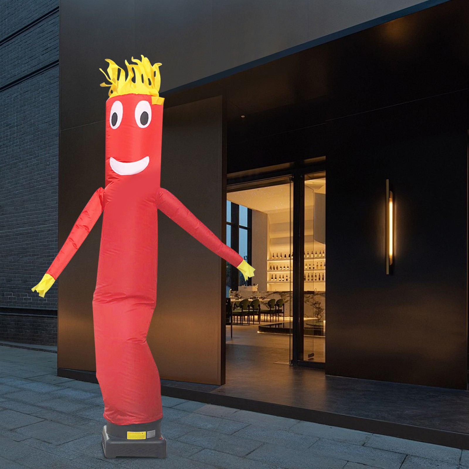 3m/10ft Advertising Inflatable Tube Men Blow Up Giant Waving Arm Fly Human Model