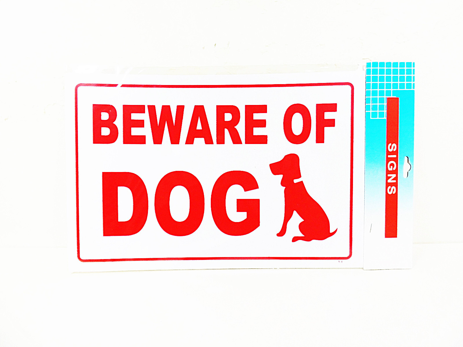 We’re Open Signs Closed Garage Sale No Smoking Beware of Dog Yard Sign 12×8 in.