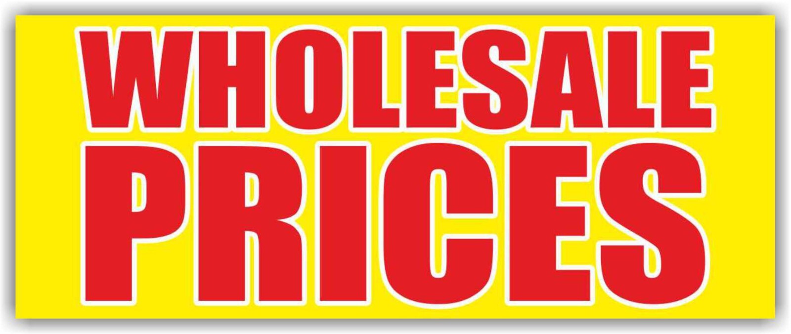 WHOLESALE PRICES Advertising Banner Vinyl Mesh Sign Warehouse Sale Shop Sell
