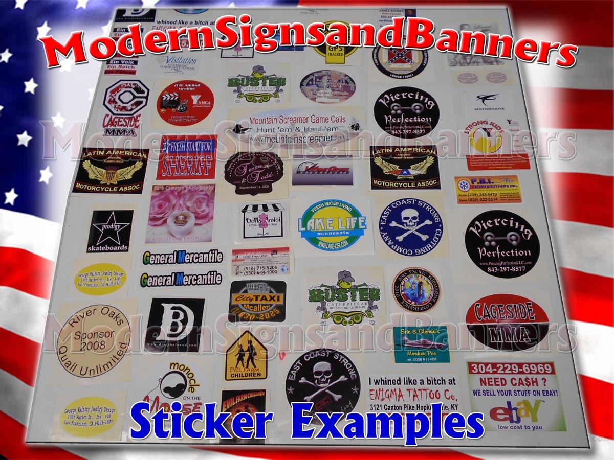 200 2×3 Custom Printed Full Color Vinyl Stickers Decals Company Product Labels