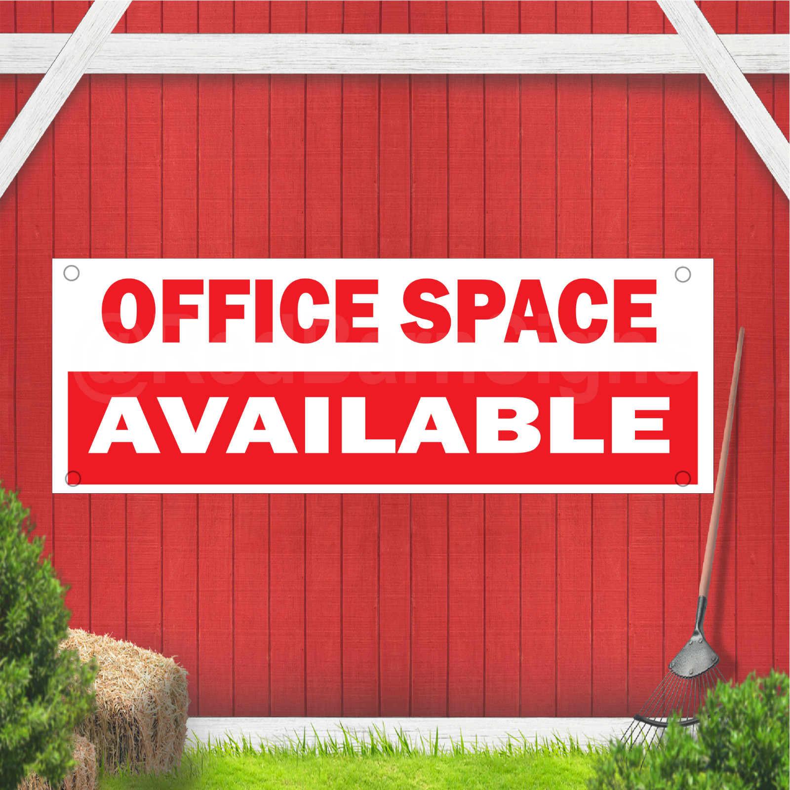 Office Space Available Indoor Outdoor Vinyl Banner Design