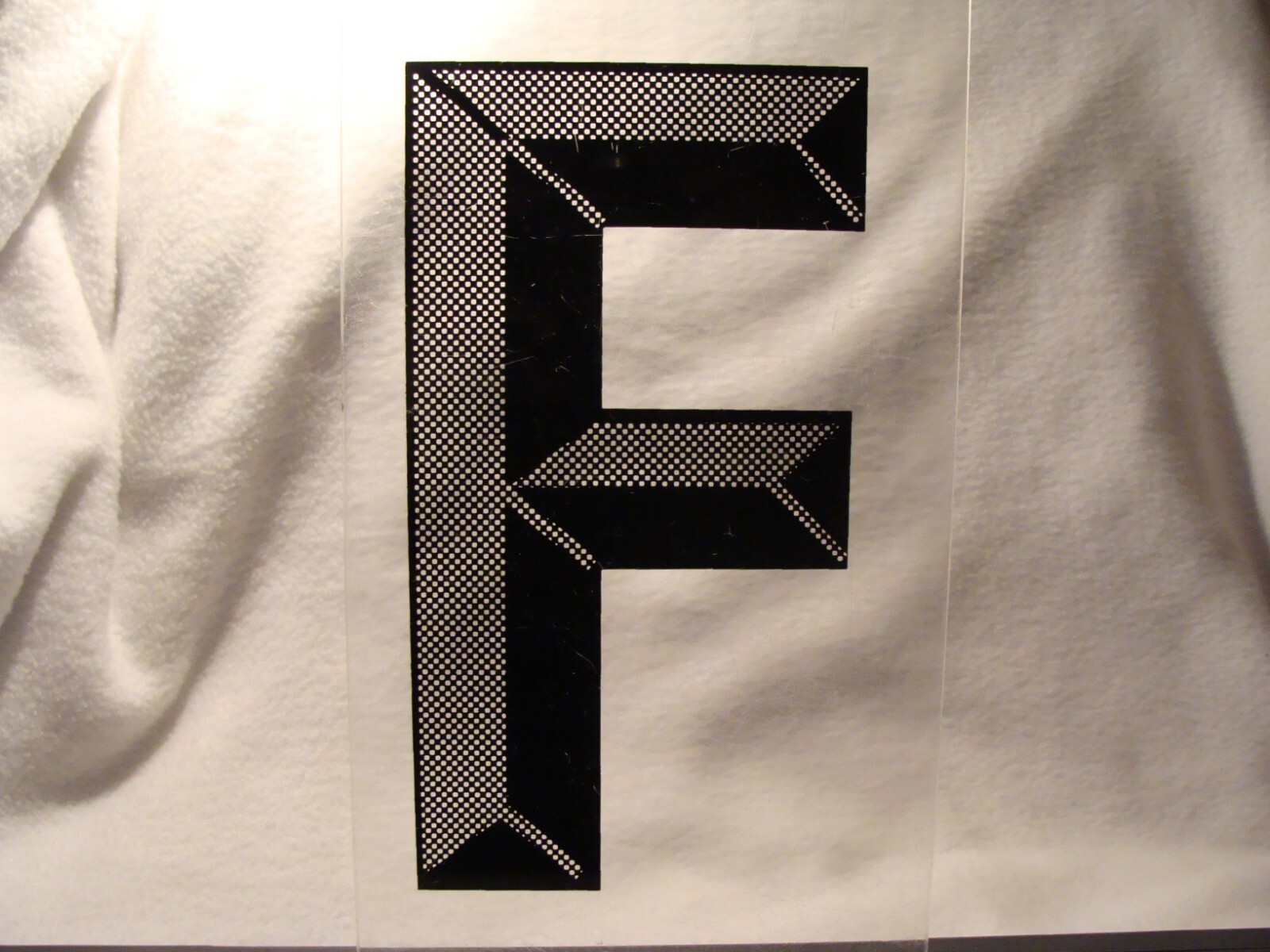 E-Z Change 8″ Marquee Sign Letter 3-D Style Letter “F” Used