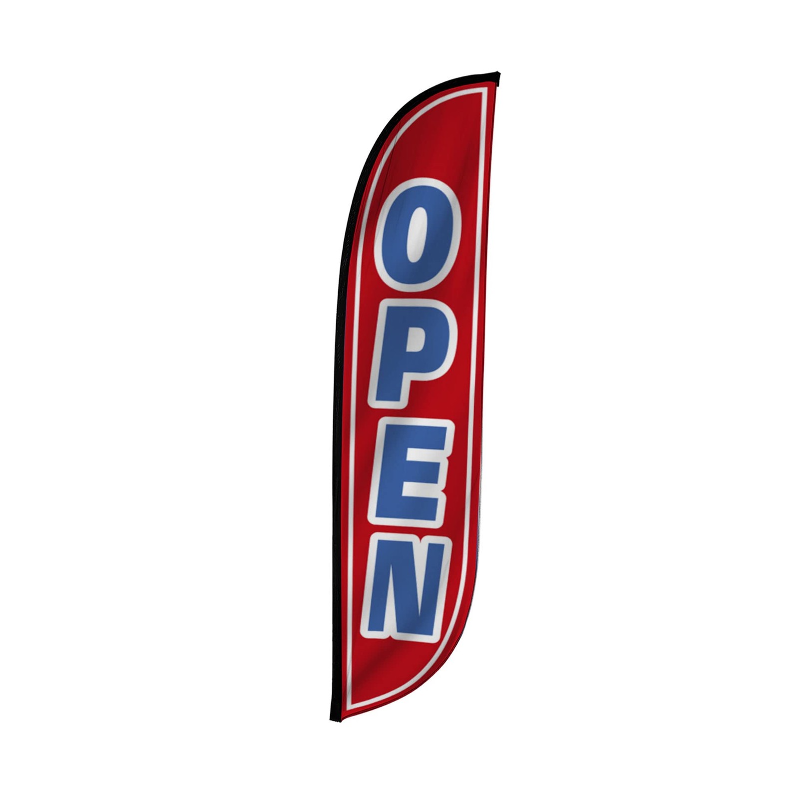 LookOurWay Feather Flag Banner – 12 Feet Tall Advertising Sign Swooper Flag O…