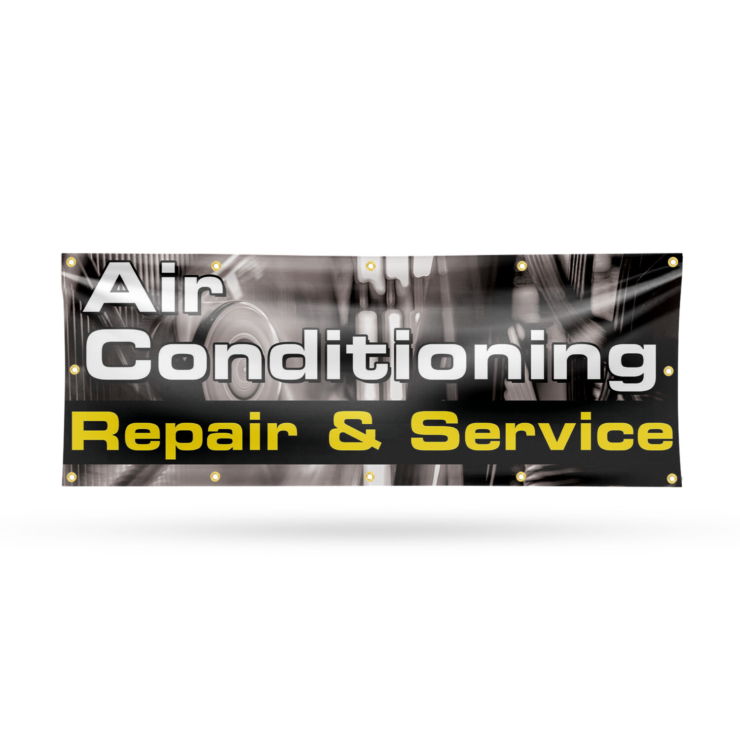 AC Repair & Service Vinyl Banner Sign with Metal Grommets Heavy-Duty