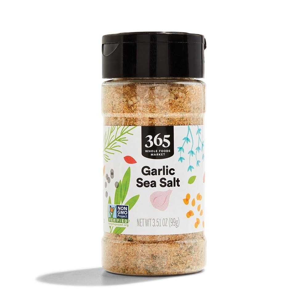 365 by Whole Foods Market, Garlic Salt Seasoning, 3.51 Ounce (Pack of 1)