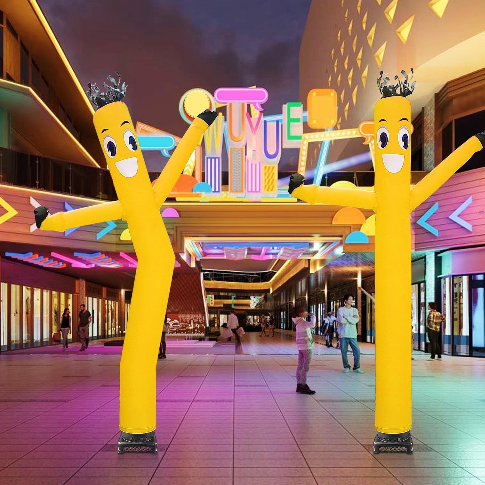 20ft Inflatable Puppet Dancer W/Blower Advertising Air Wind Tube Skys Wavy Man
