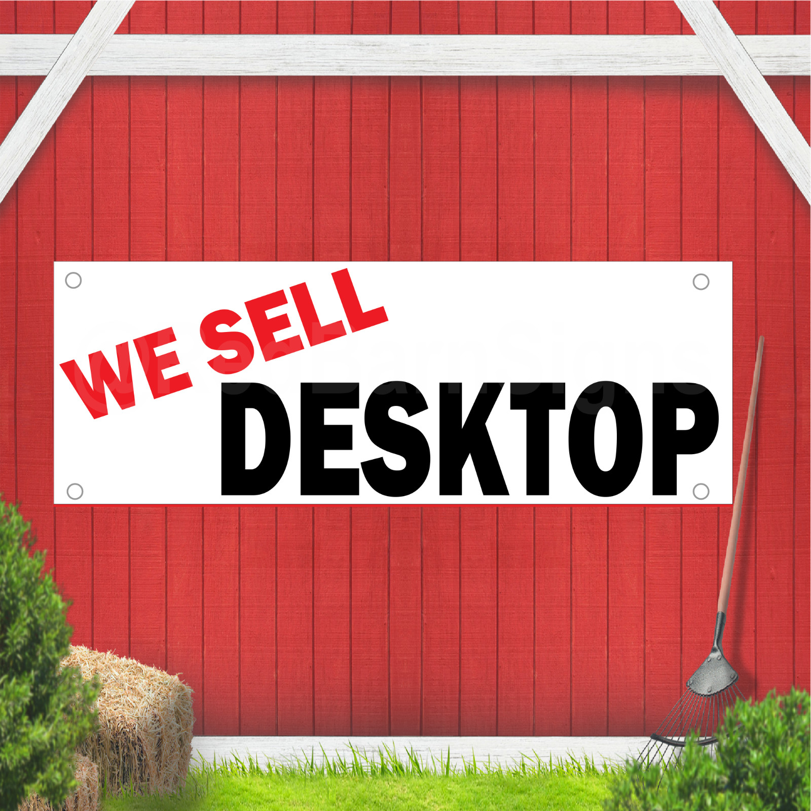 We Sell Desktop Indoor Outdoor Vinyl Banner Design