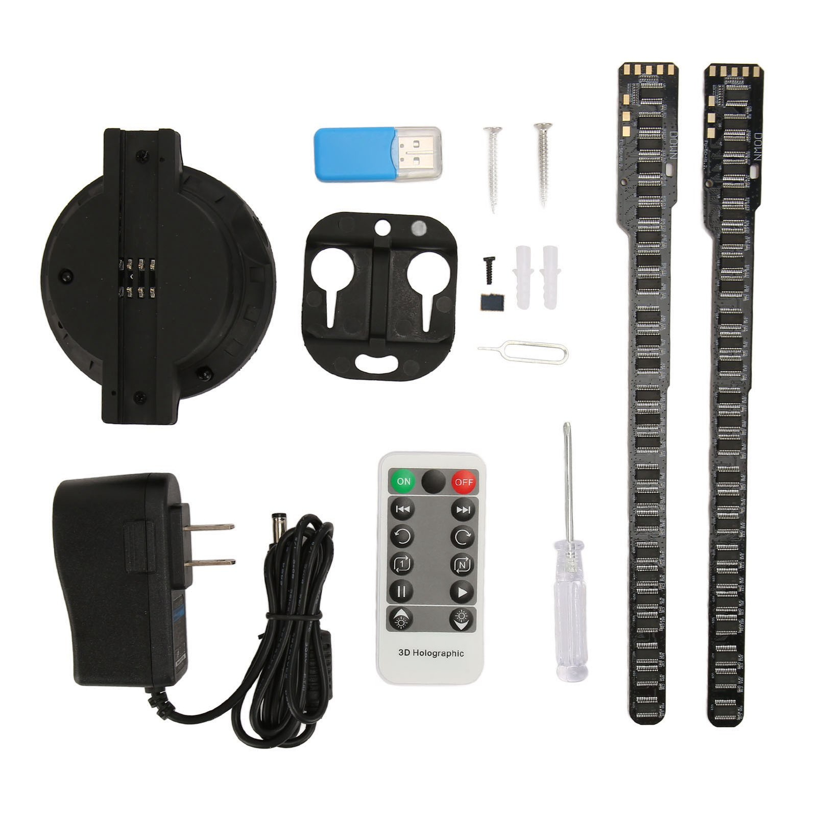 3D Holographic Fan 276 LEDs WiFi APP Control Hologram Projector Fan For KVIU