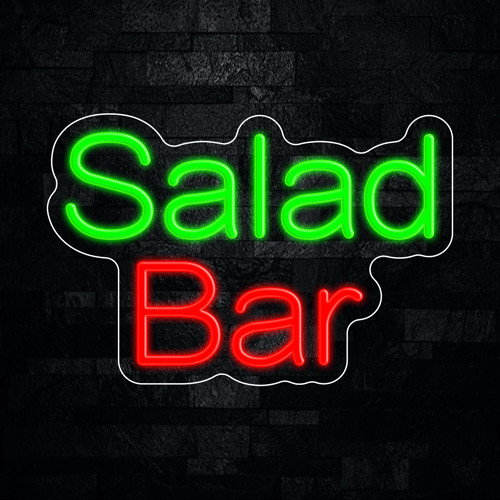 Salad Bar LED Neon Sign 15″L x 10″H #33362