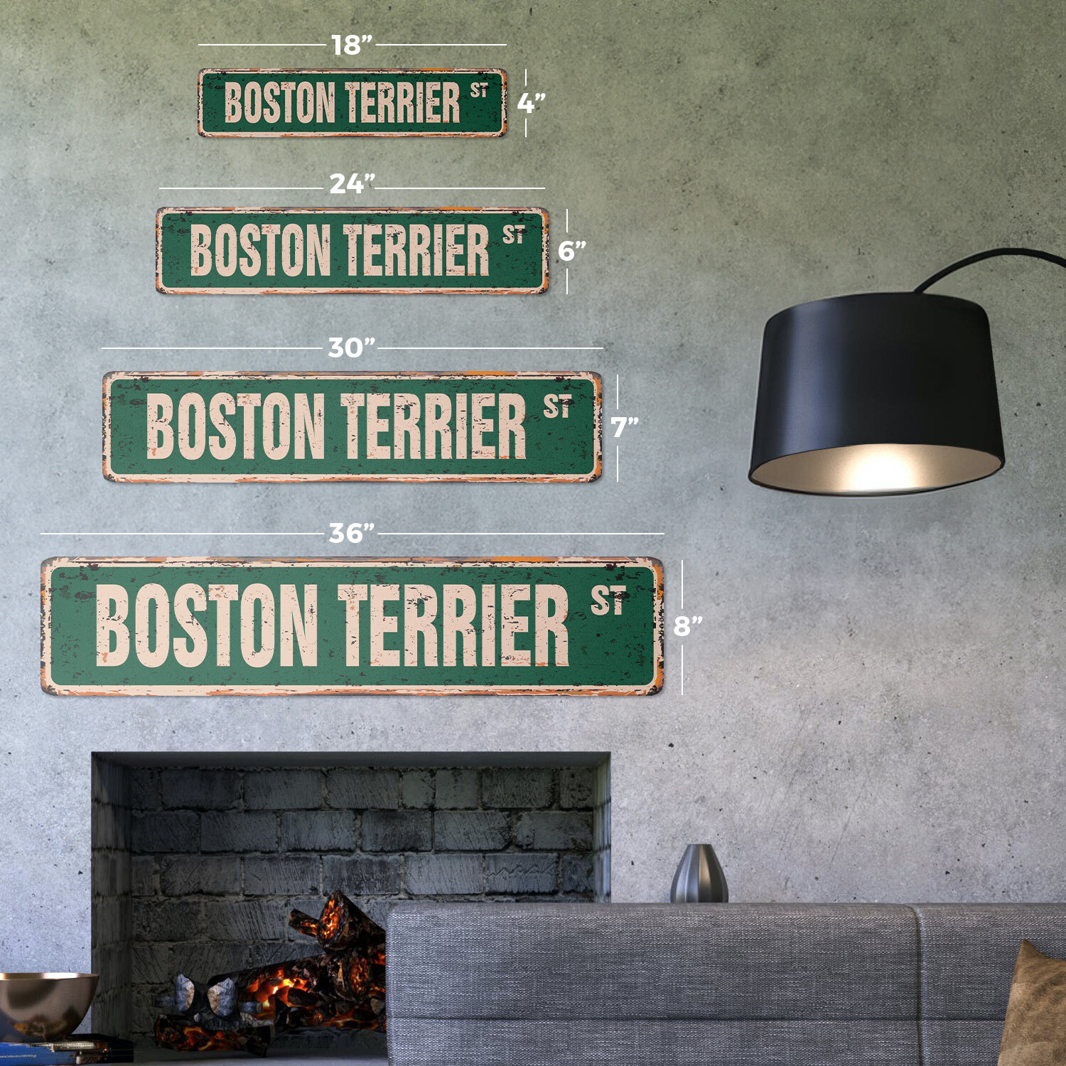 BOSTON Vintage Street Sign Mass New England MA Massachusetts| Indoor/Outdoor