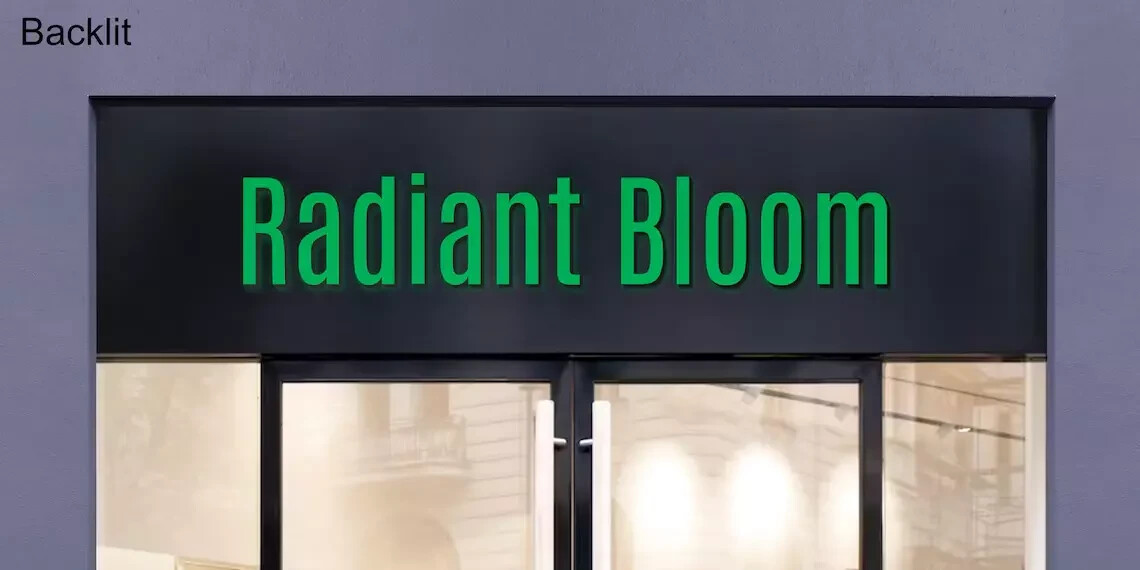 Custom 3D Channel Letters LED Frontlit/Backlit/Fulllit/Sidelit/Non-illuminated