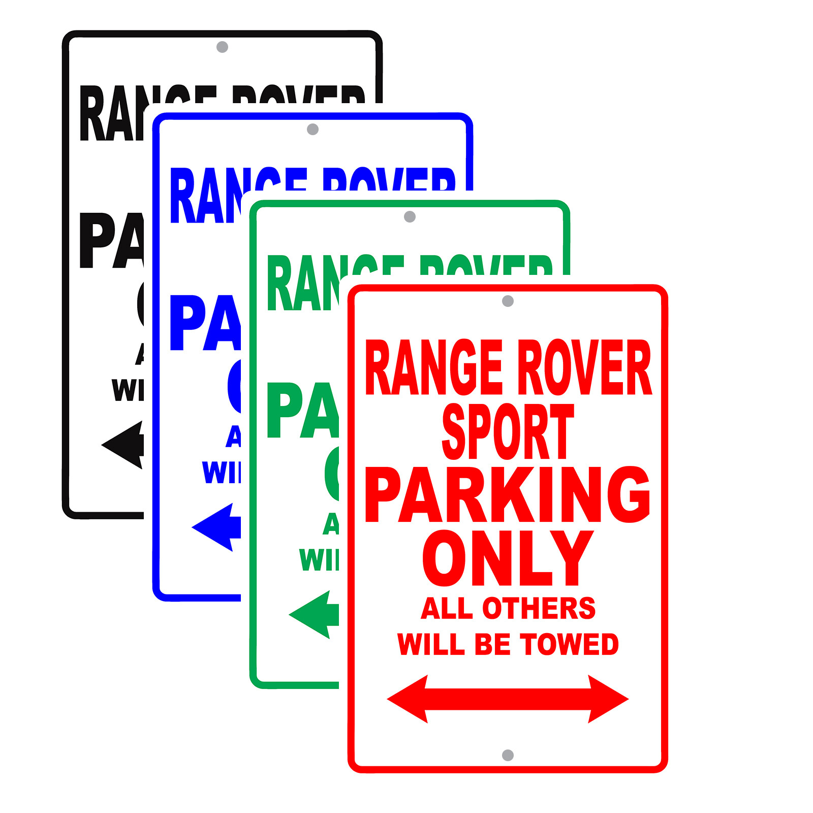 Range Rover Sport Parking Only Towed Man Cave Novelty Garage Aluminum Metal Sign