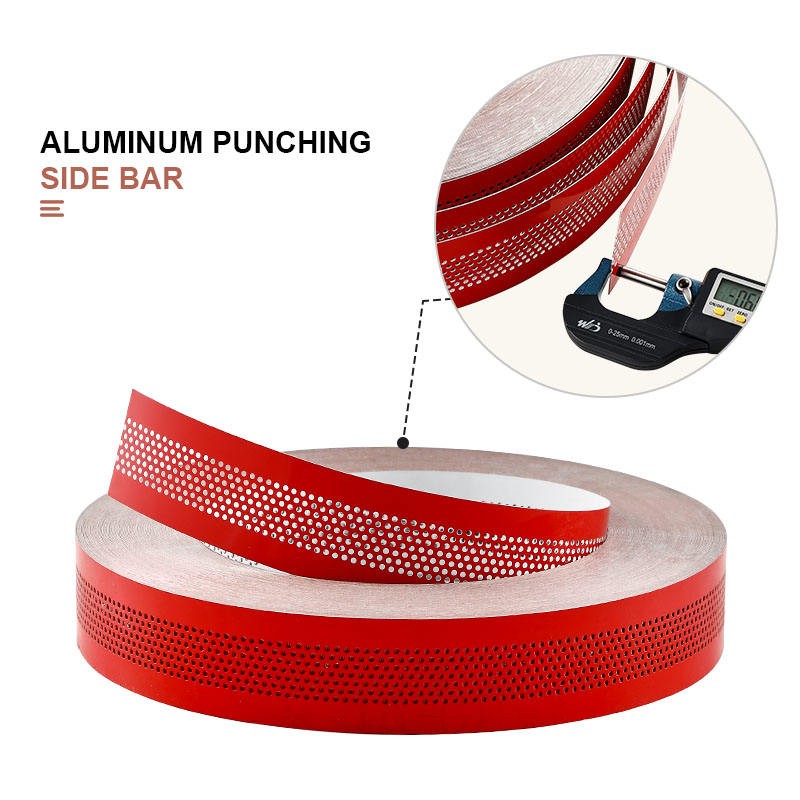 6cm 8cm Width Punching Aluminum Coil for Channel Letter with Holes Flat Trim Cap