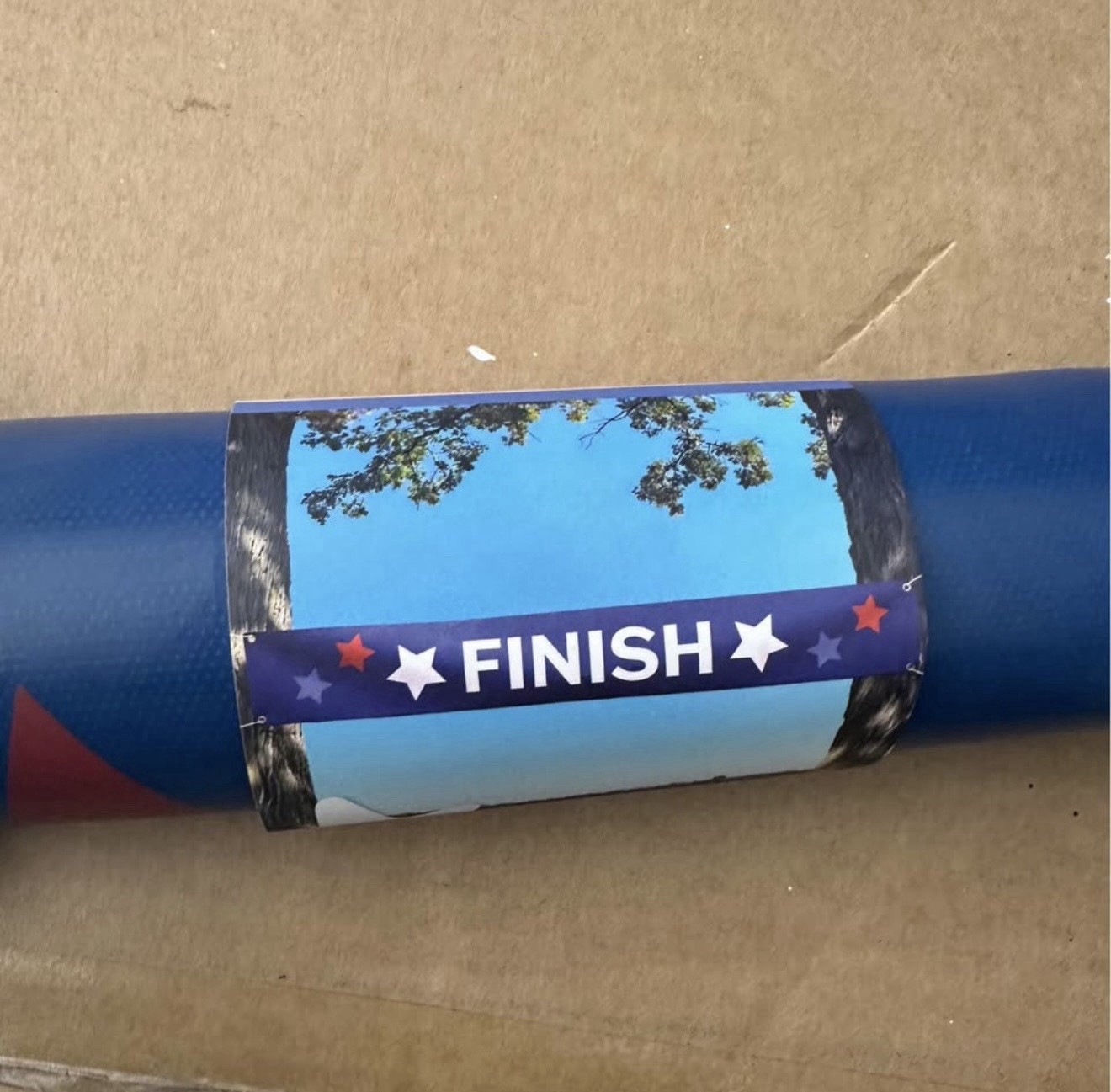 Target Finish Line Banner Vinyl Sign