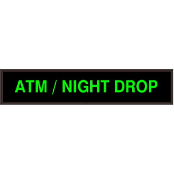 Signal-Tech 26915 PHX734G-127/120-277VAC ATM/NIGHT DROP Outdoor Sign