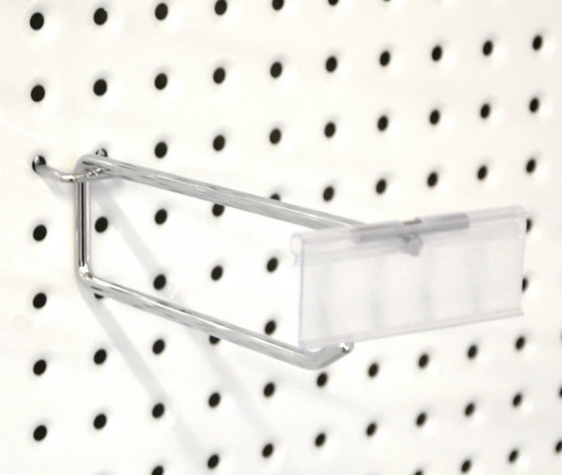 50x 225mm Flip Scan Hooks 5mm Grid Wire Suits Slatwall Pegboard Display Pricing
