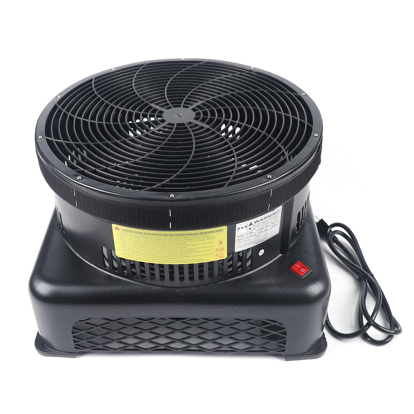 950W 17.7″ Air Blower Fan Fit Inflatable Wind Dancer Tube Man Fly Guy Sky Puppet