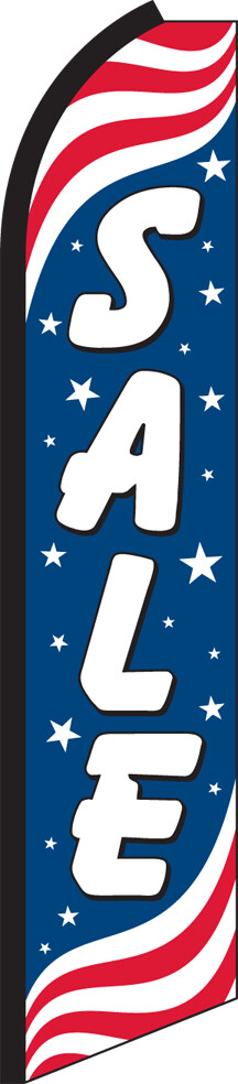 SWOOPER FEATHER FLUTTER FLAG SALE AMERICAN SIGN ADVERTISING HALF SLEEVE SUPER