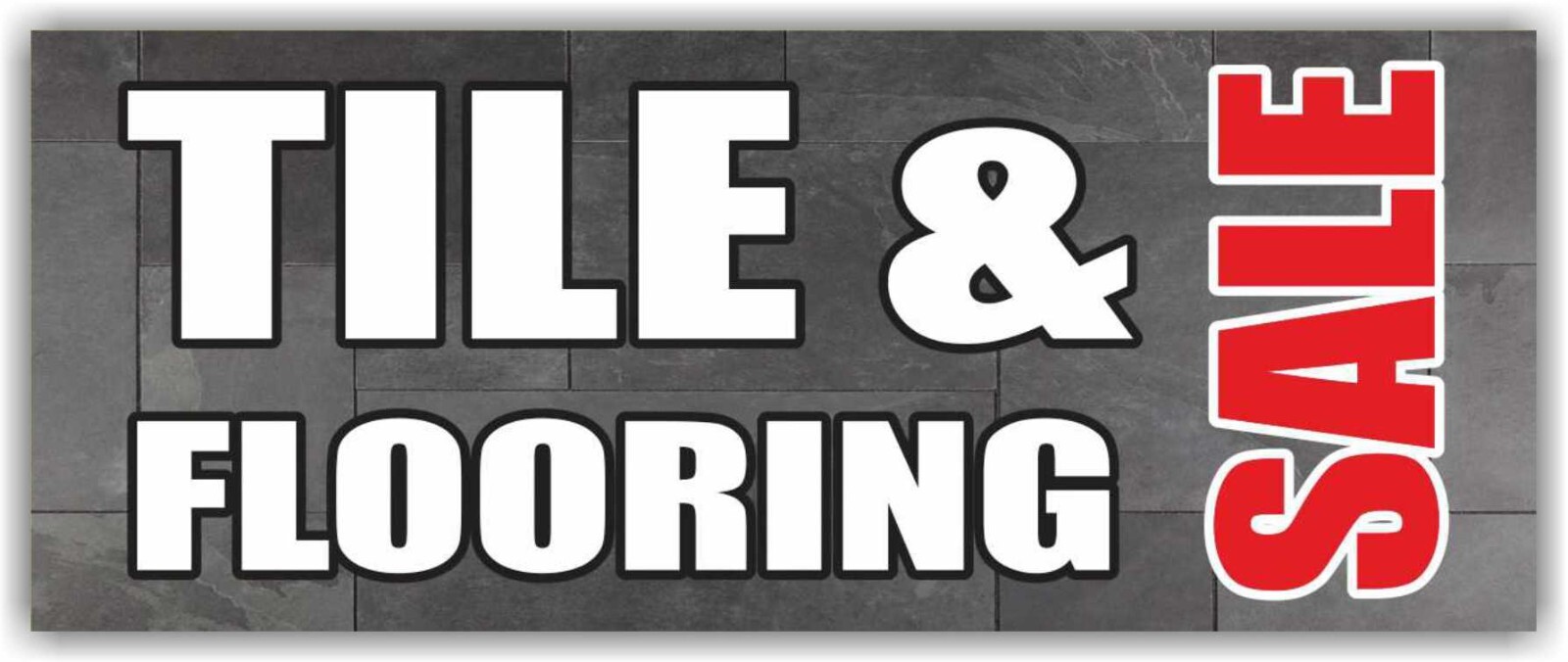 TILE FLOORING SALE Advertising Banner Vinyl Mesh Sign Carpet Tile Shop Store