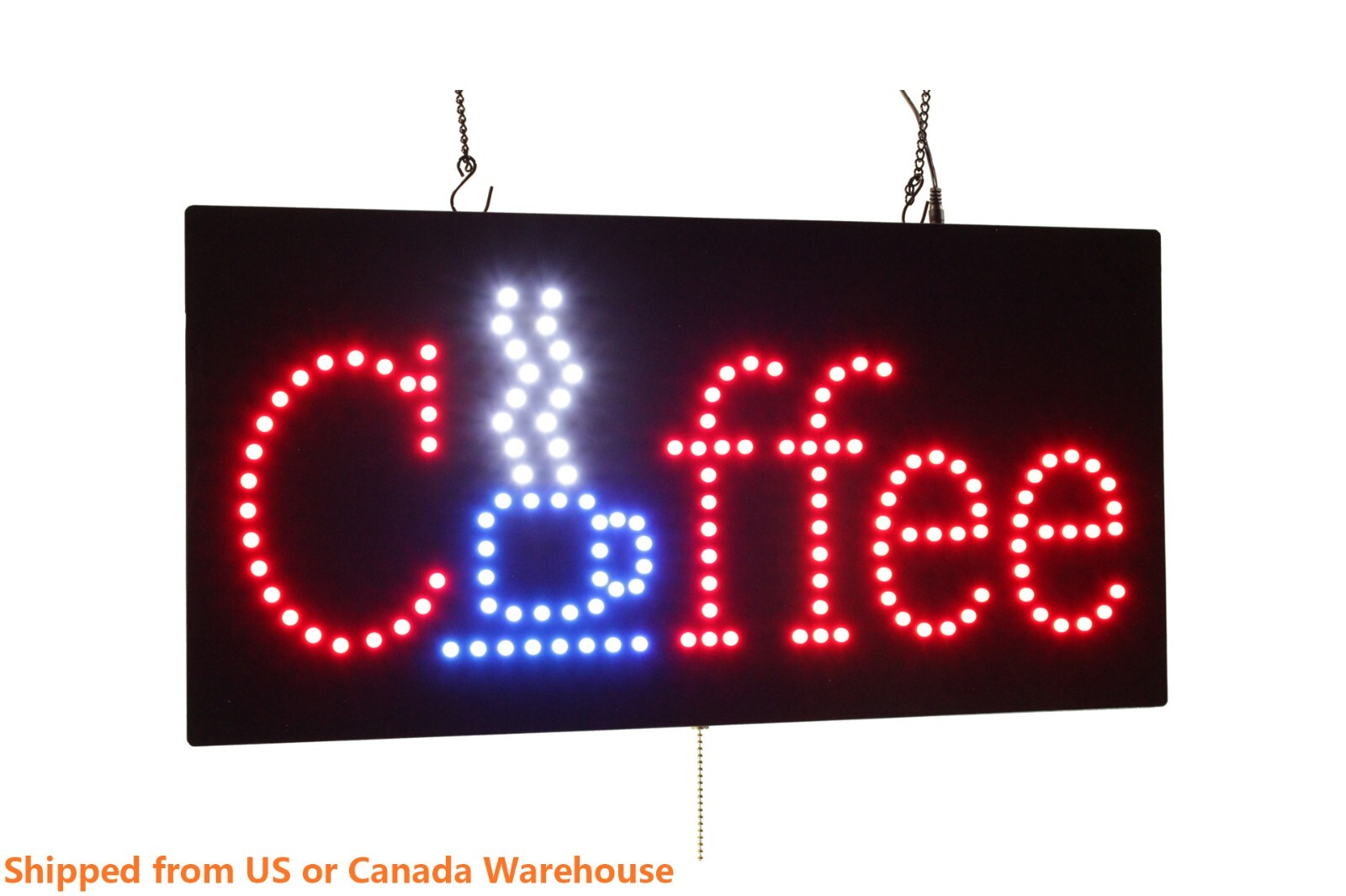 Coffee Sign Neon Sign LED Open Sign Store Sign Business Sign Window Sign
